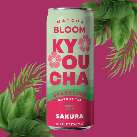 Sparkling Green Tea with Matcha & Sakura