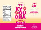 Sparkling Black Tea with Hibiscus, Strawberry & Oolong