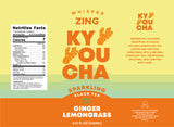 Sparkling Black Tea with Ginger Juice & Lemongrass